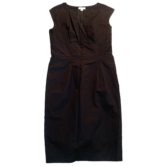 MERONA WOMEN'S BLACK LINED DRESS SIZE 4-EUC - Picture 1 of 4
